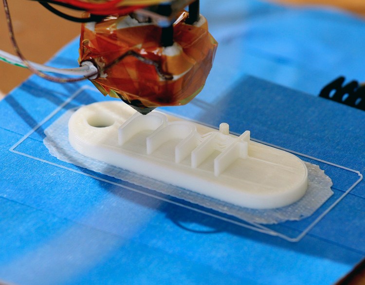 Printing "MIT" on plastic